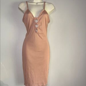 Love Chesley Blush Pink Strappy Dress